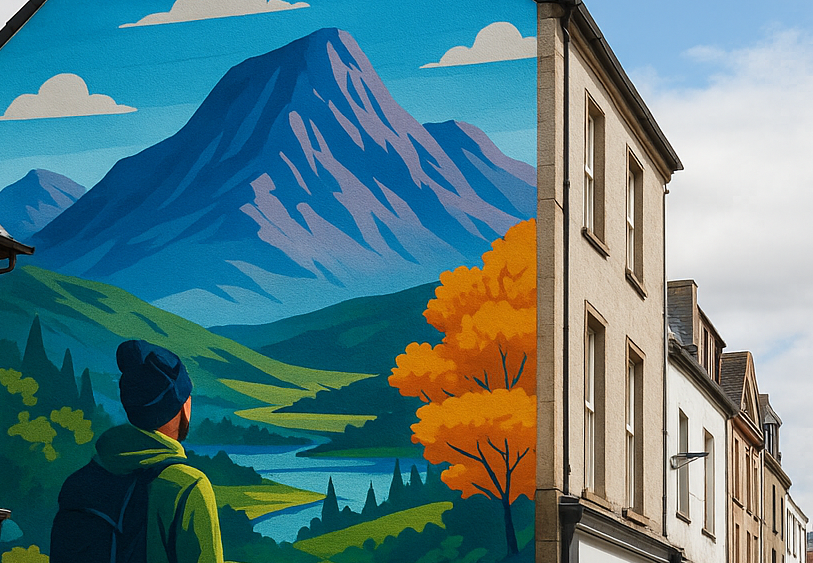 Public mural image